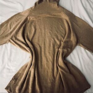 Karen Scott Women's Tan Turtleneck Sweater